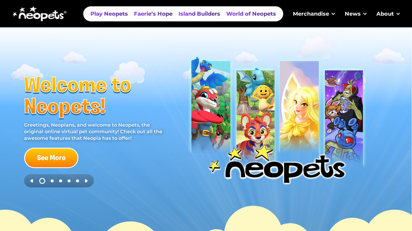 Neopets Landing Page
