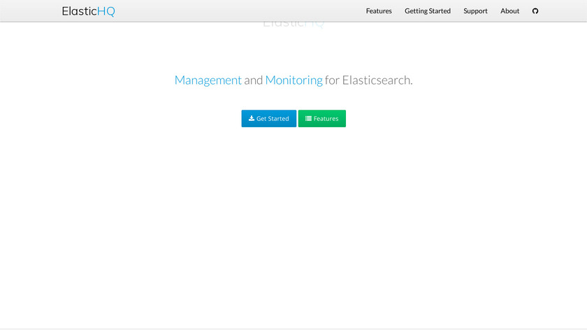 ElasticHQ Landing Page