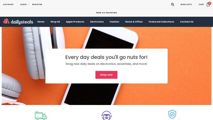 Daily Steals Landing Page