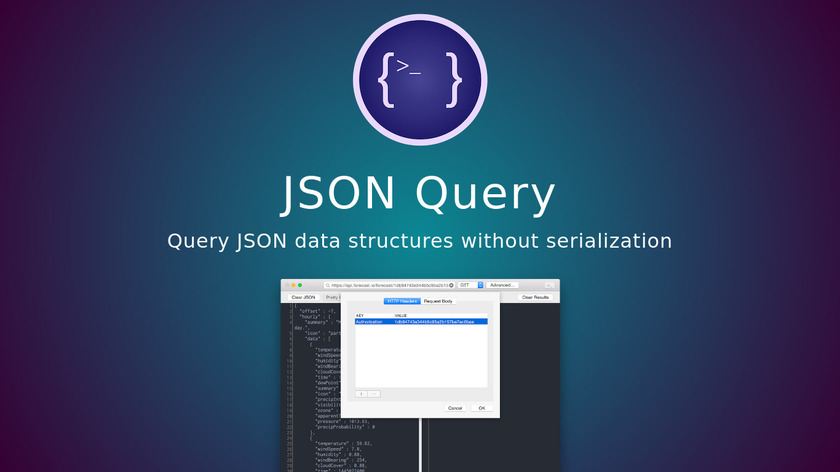 JSON Query Landing Page