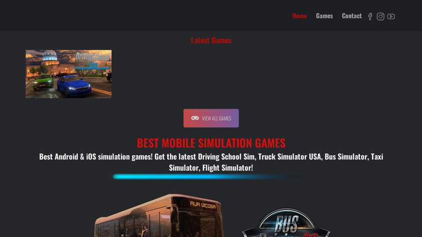 Truck Simulator 3D Landing Page