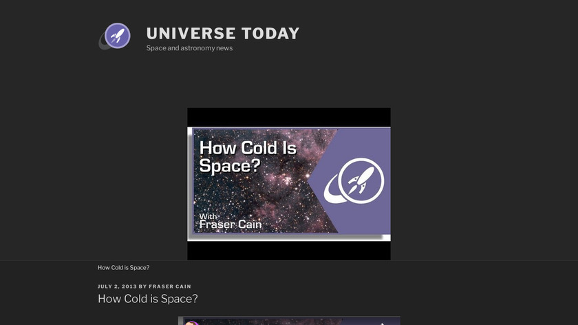 Cold Space Landing Page