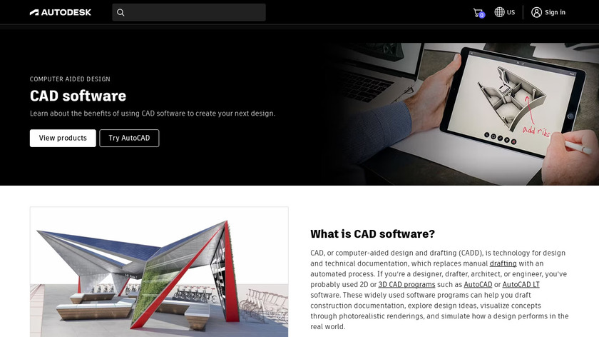 CAD Landing Page