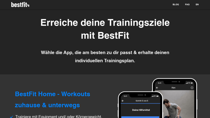 BestFit: Gym Workout & Fitness Landing Page
