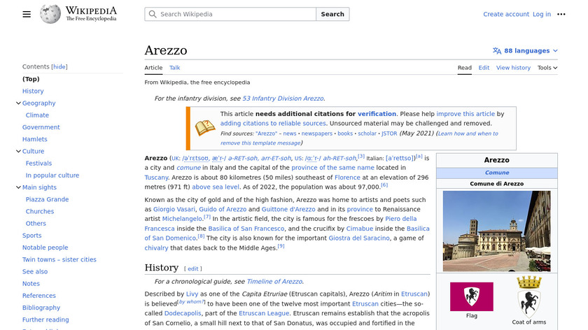 Arezzo Landing Page