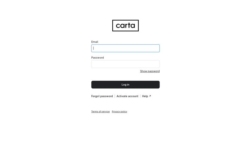 Carta Landing Page