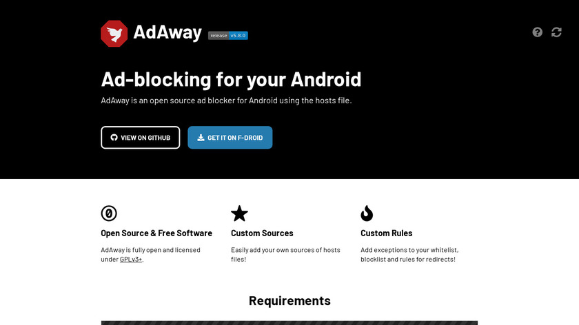 AdAway Landing Page
