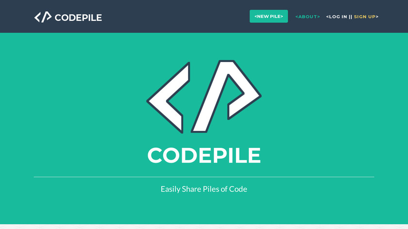 CodePile Landing Page