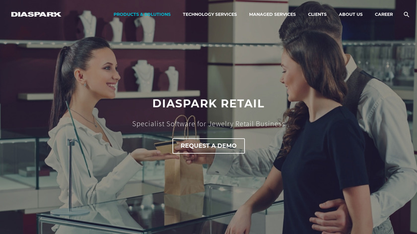 Diaspark Retail Landing Page