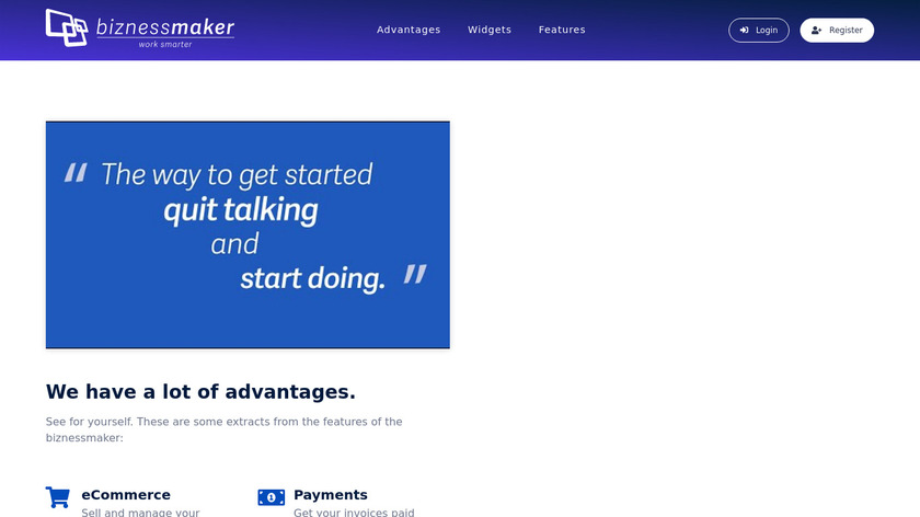 biznessmaker Landing Page
