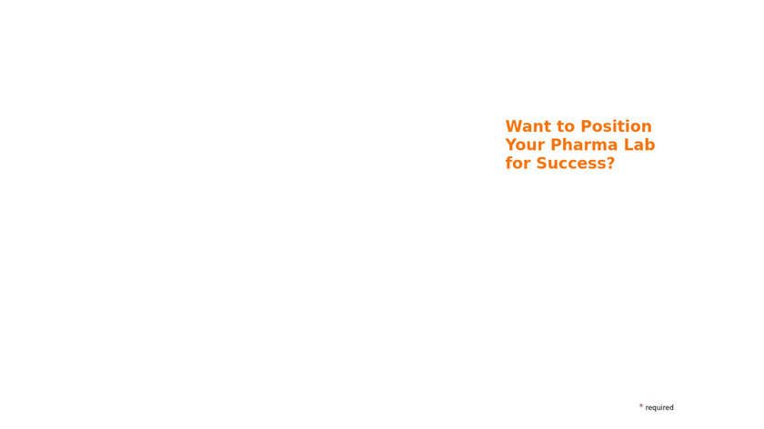LabVantage Pharma Landing Page