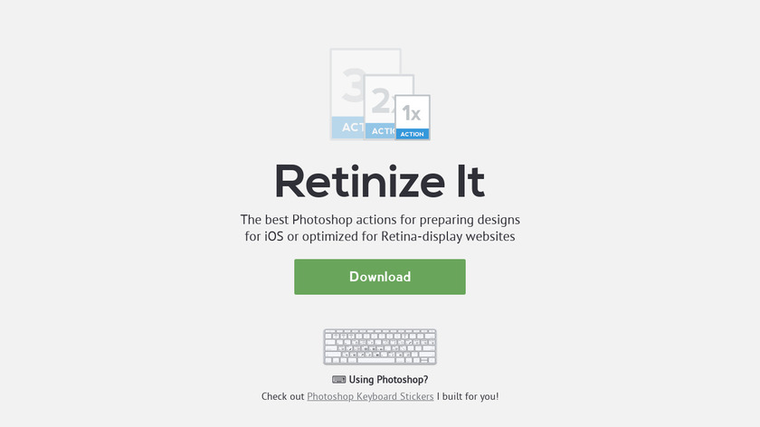 Retinize It Landing Page