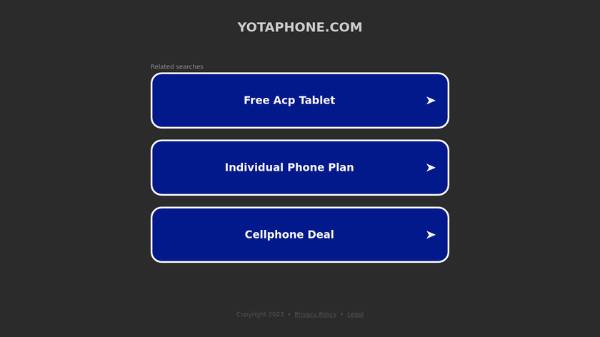 YotaPhone Landing Page