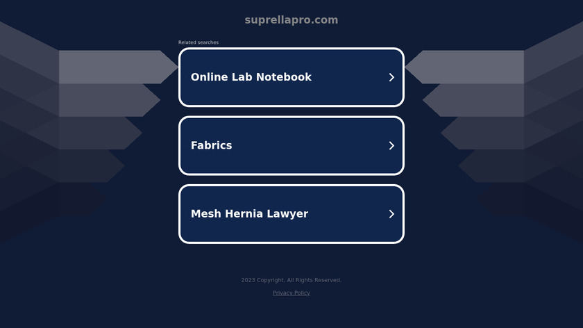 Suprella Landing Page