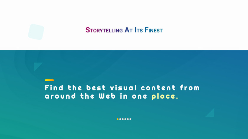 Visual Stories Landing Page