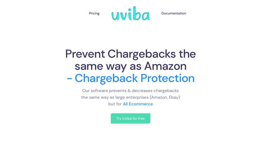 Uviba Chargeback Protection 😷 Landing Page