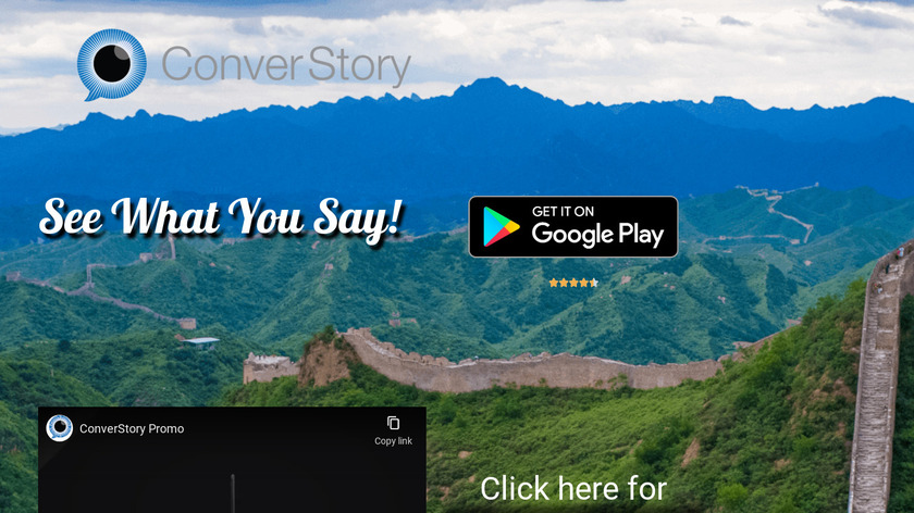 ConverStory Landing Page
