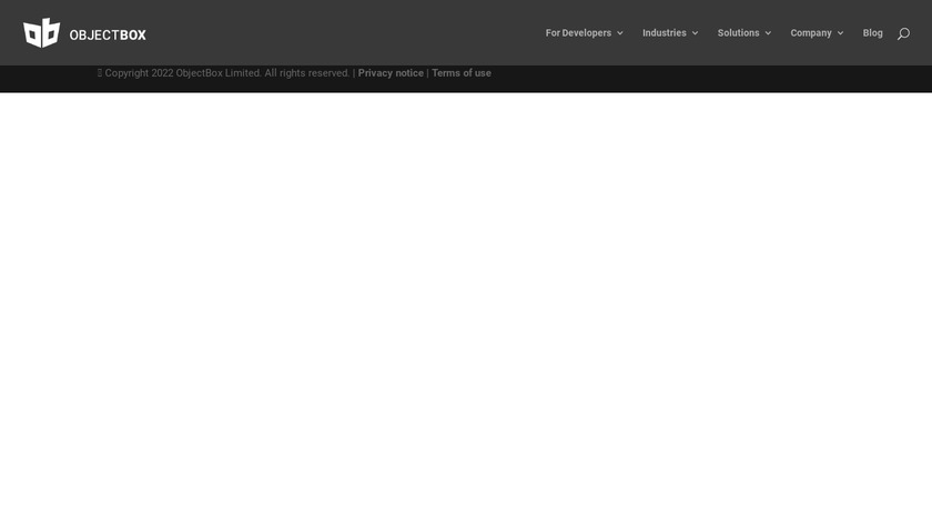 ObjectBox Landing Page