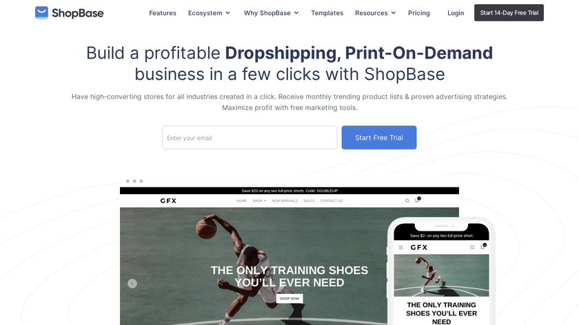 landing medium ShopBase as a Shopify alternative