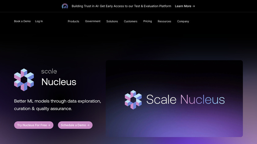 Scale Nucleus Landing Page