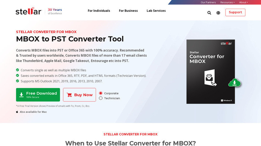 convert mbox to pst free mac