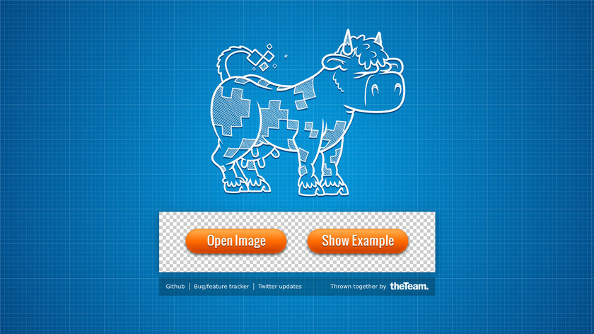 Sprite Cow Landing Page