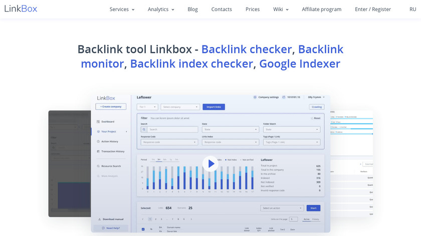 Linkbox.pro Landing Page