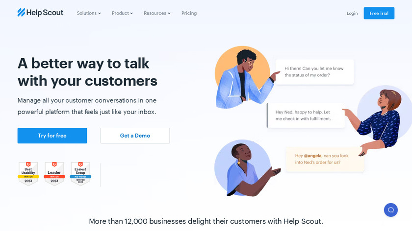 HelpScout Landing Page