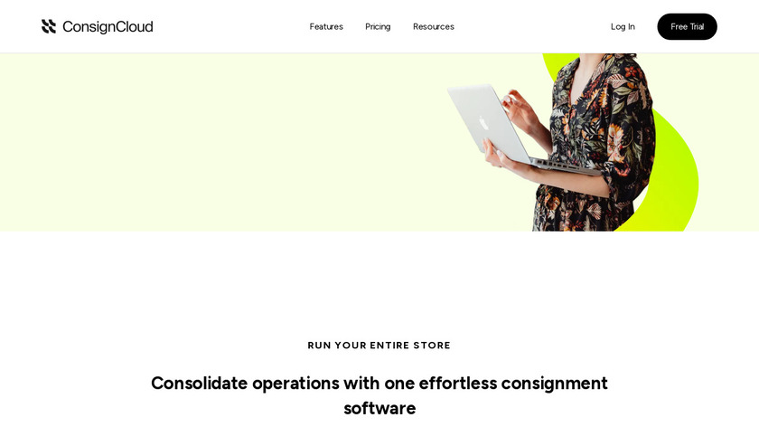 ConsignCloud Landing Page