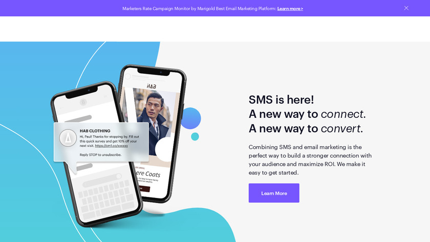 Campaign Monitor Landing Page