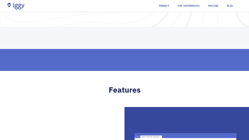 IggyEnrich for your browser Landing Page