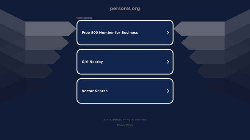 Person8 Landing Page