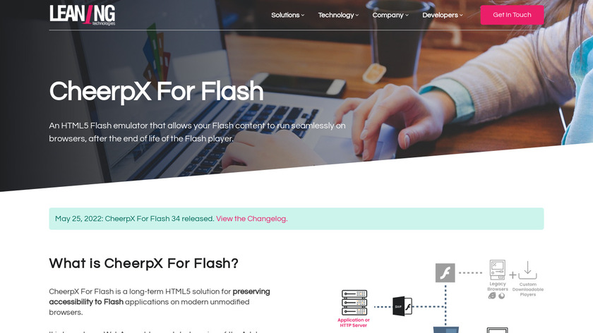 CheerpX for Flash Landing Page
