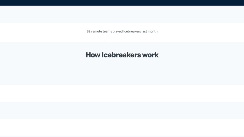 Icebreakers by Kaapi Landing Page