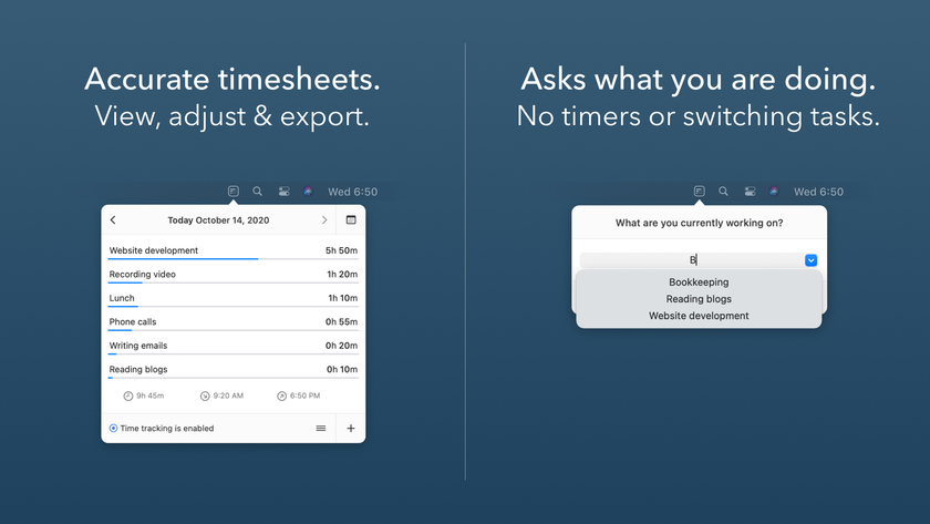 Daily Time Tracking Landing Page
