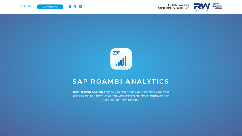 SAP Roambi Landing Page