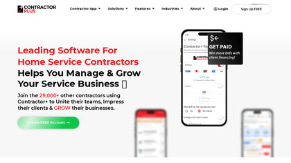 Contractor+ App screenshot