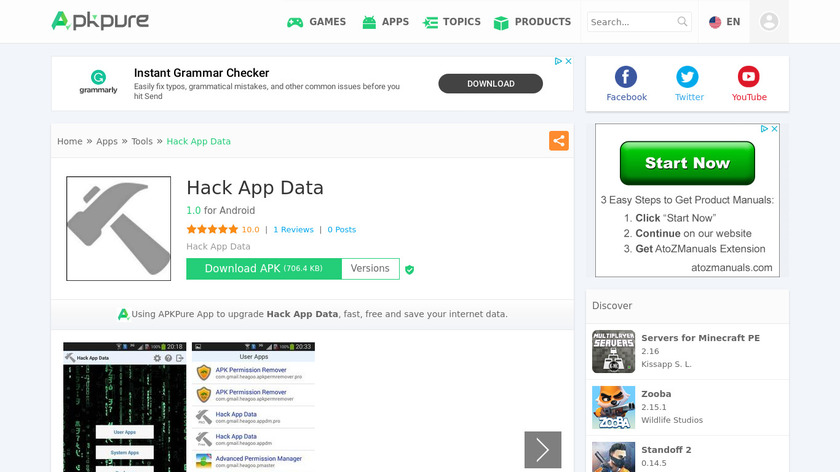 Hack app data apk
