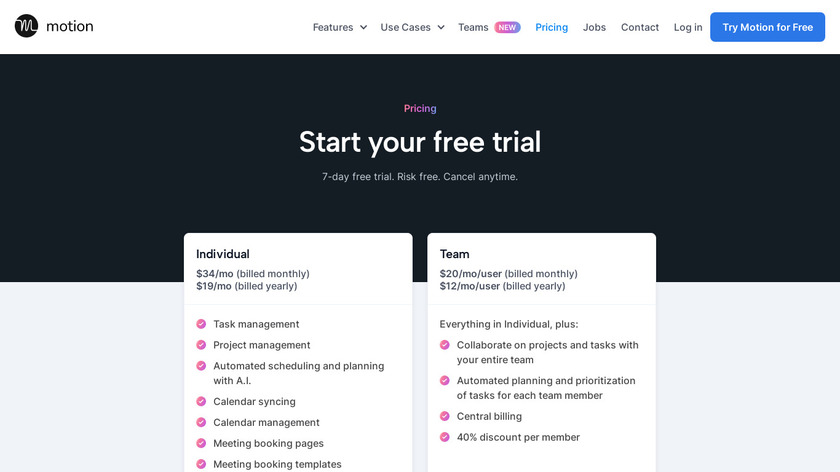 Tab Management by Motion (Beta) Landing Page