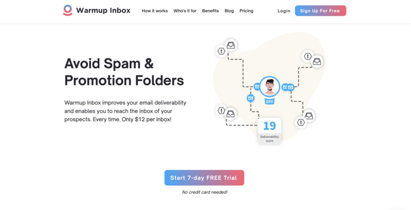 Warmup Inbox Landing Page