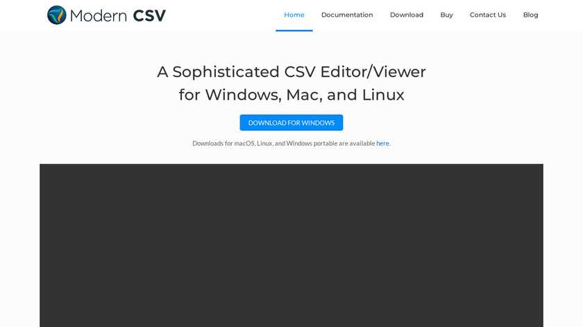 Modern CSV Landing Page