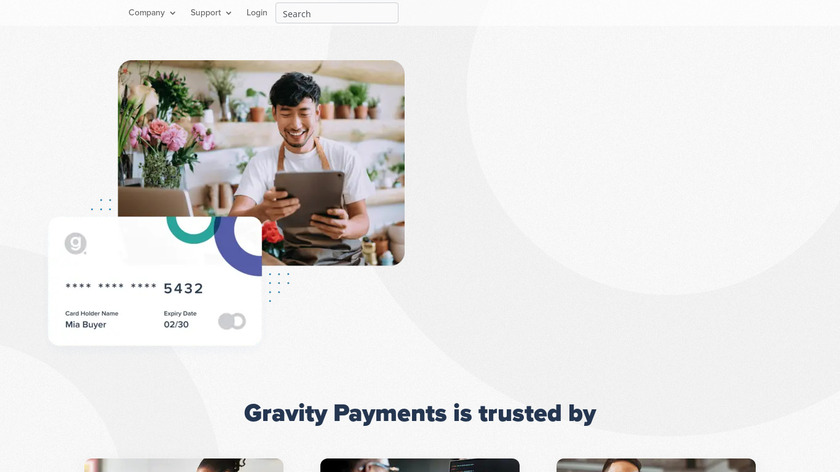 Gravity Payments Landing Page