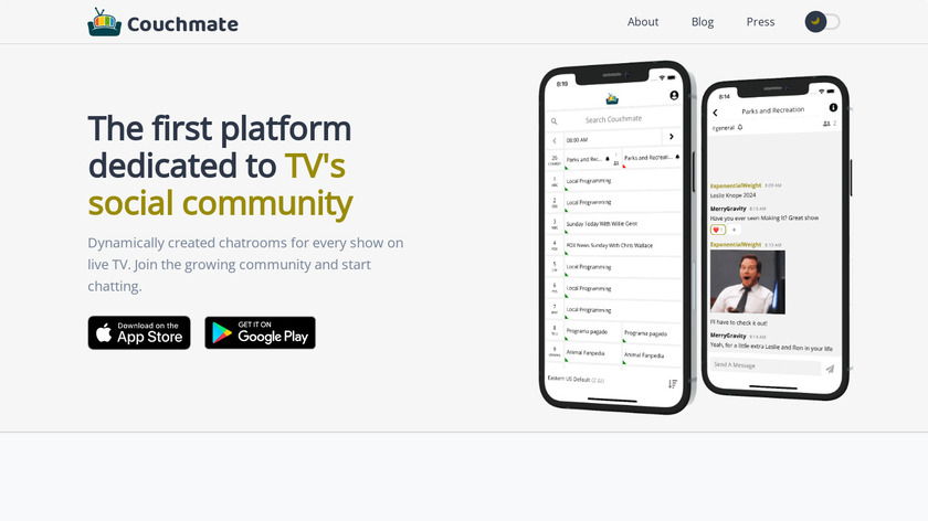 Couchmate Landing Page