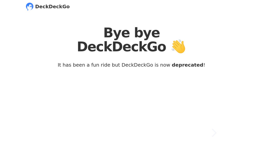 DeckDeckGo Landing Page