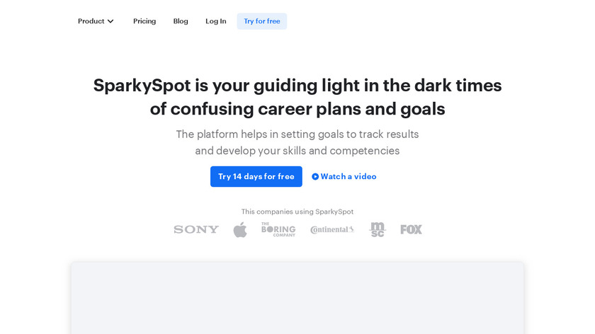 SparkySpot Landing Page