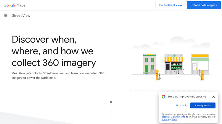 Google Street View Landing Page