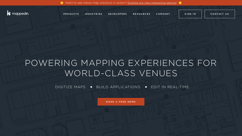 Mappedin Indoor Mapping Landing Page