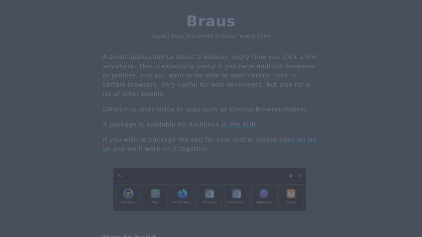 Braus Landing Page