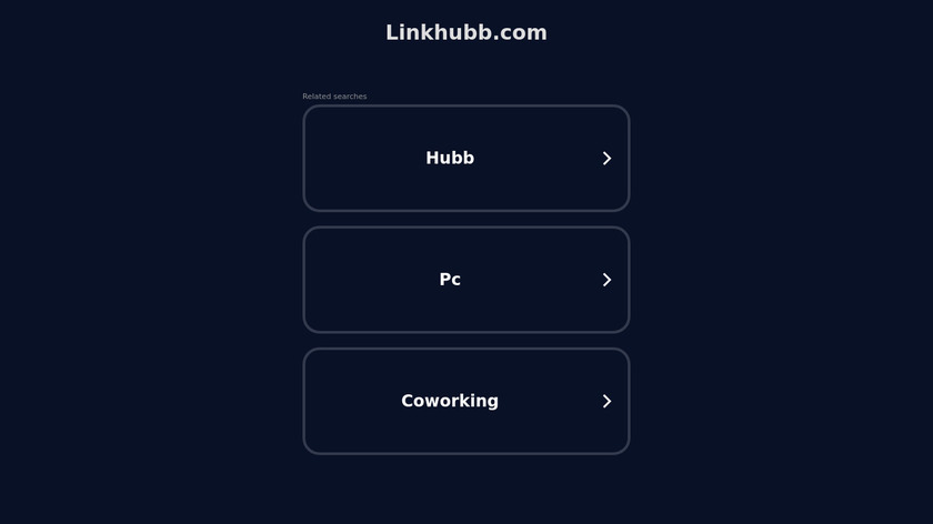 LinkHubb Landing Page