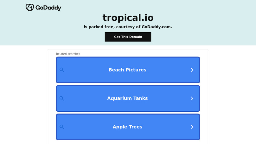 Tropical.io Landing Page